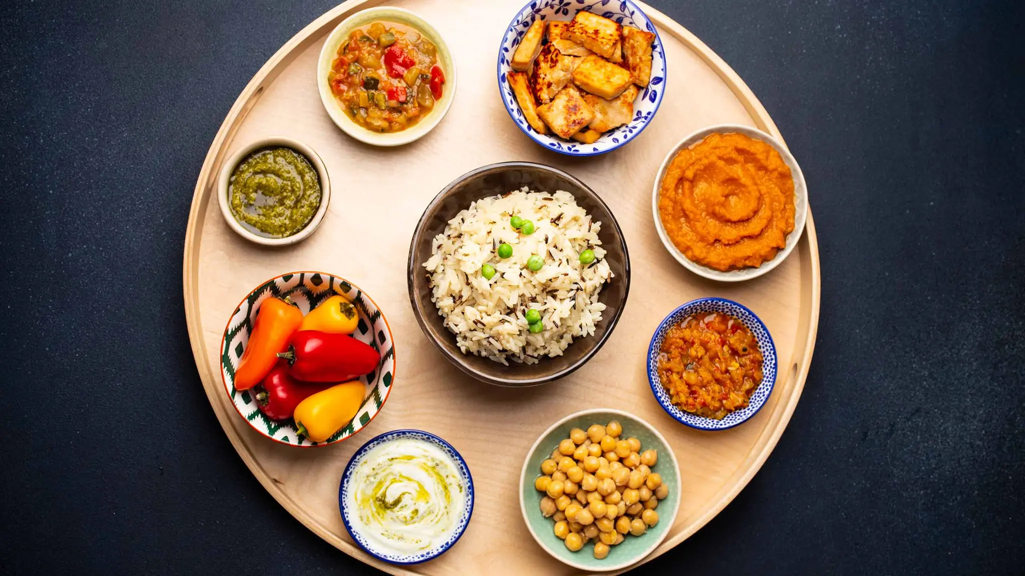 Aby's Authentic Kerala Kitchen dish spread